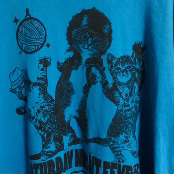 Vintage Other - “Caturday night fever” shirt size XL